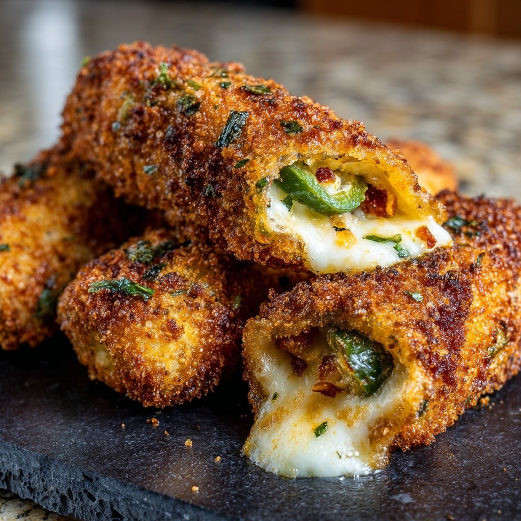 Jalapeno Poppers Wrapped in Pastry