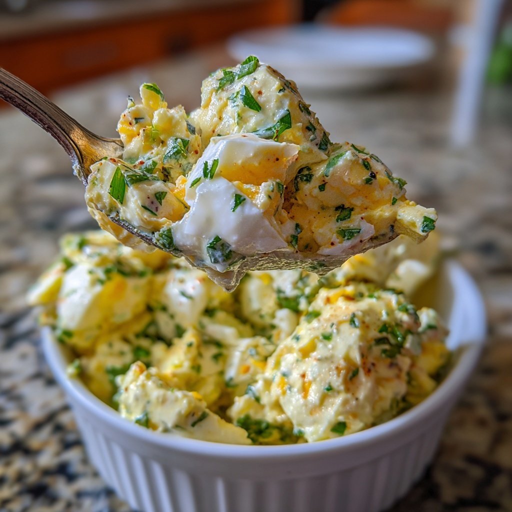 High Protein Egg Salad With Greek Yogurt