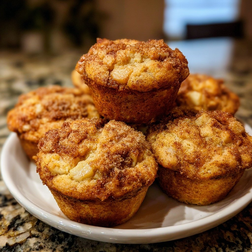 Cinnamon Apple Yogurt Muffins