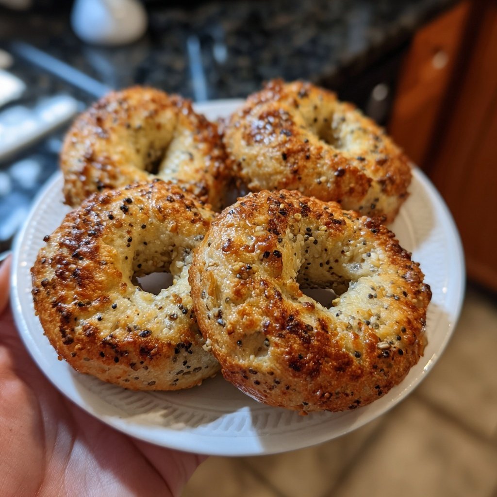 Protein Bagels With Psyllium Husk