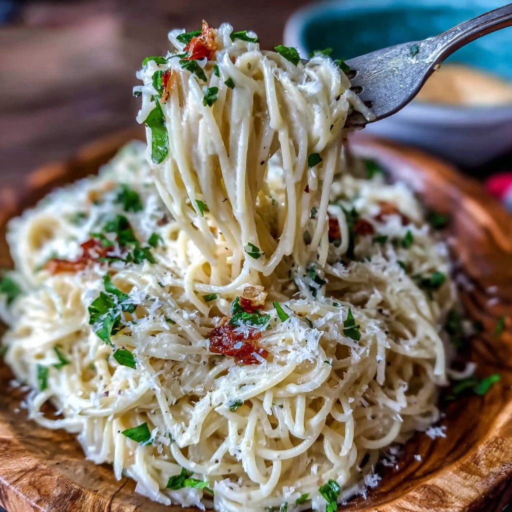 Angel Hair Pasta With Lemon Garlic Butter Sauce