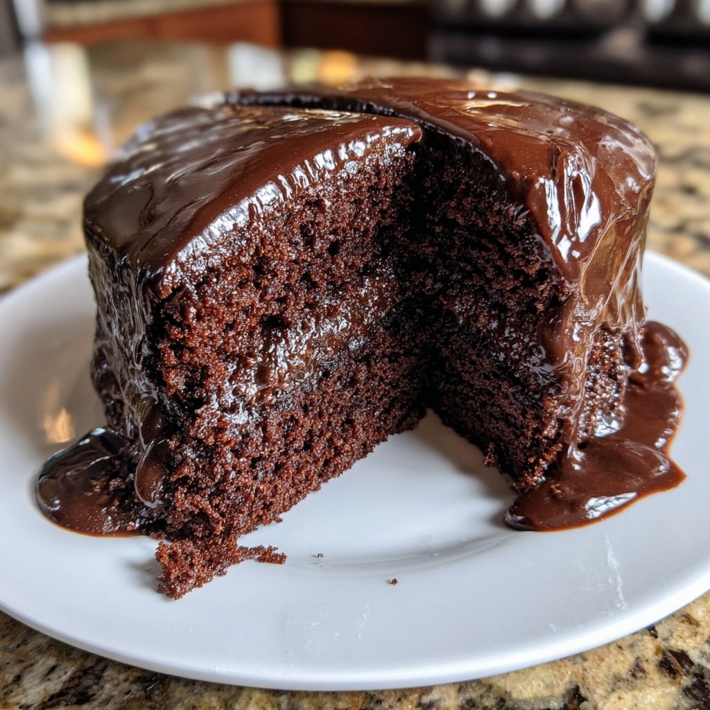 Chocolate Cake With Ganache