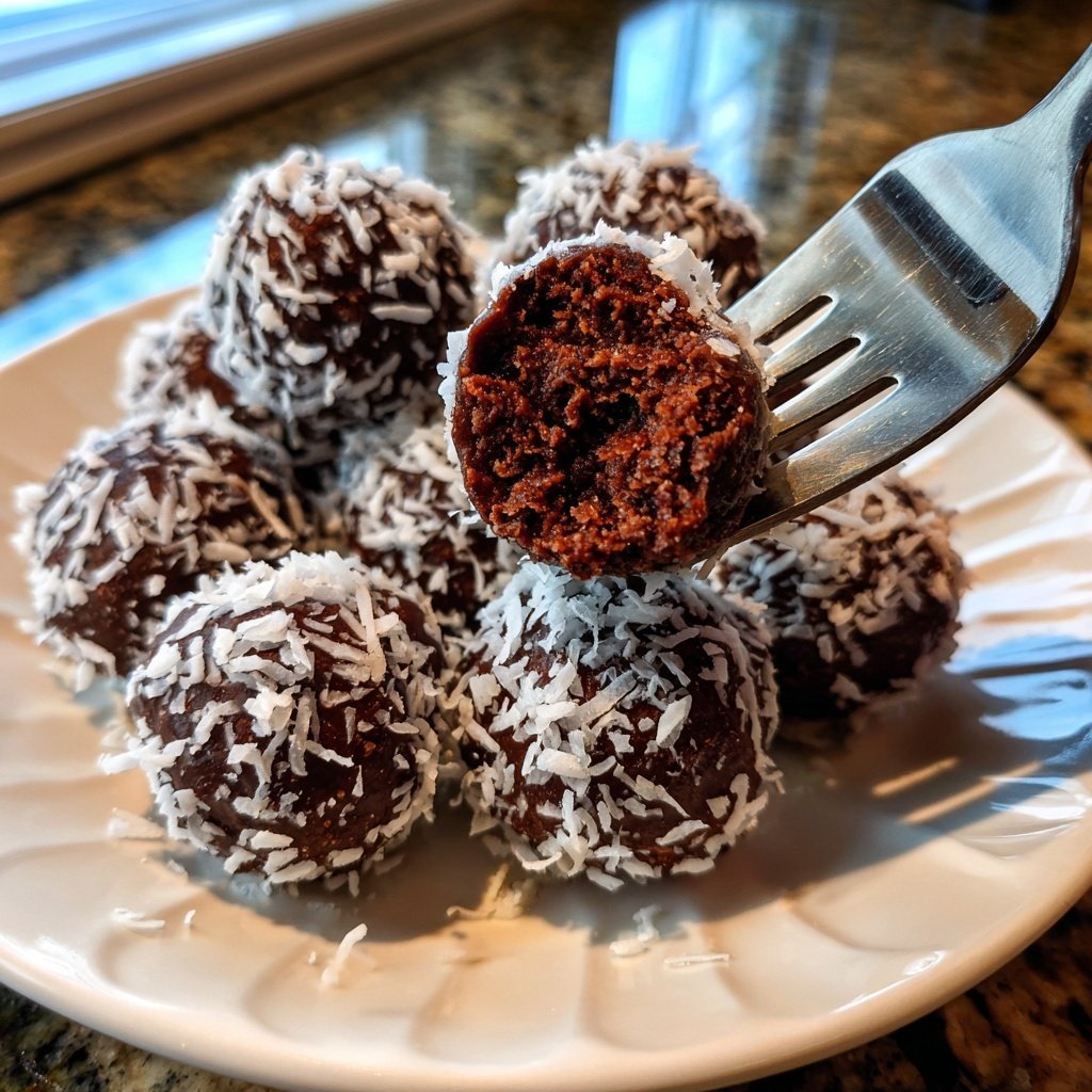 Chocolate Coconut Truffles