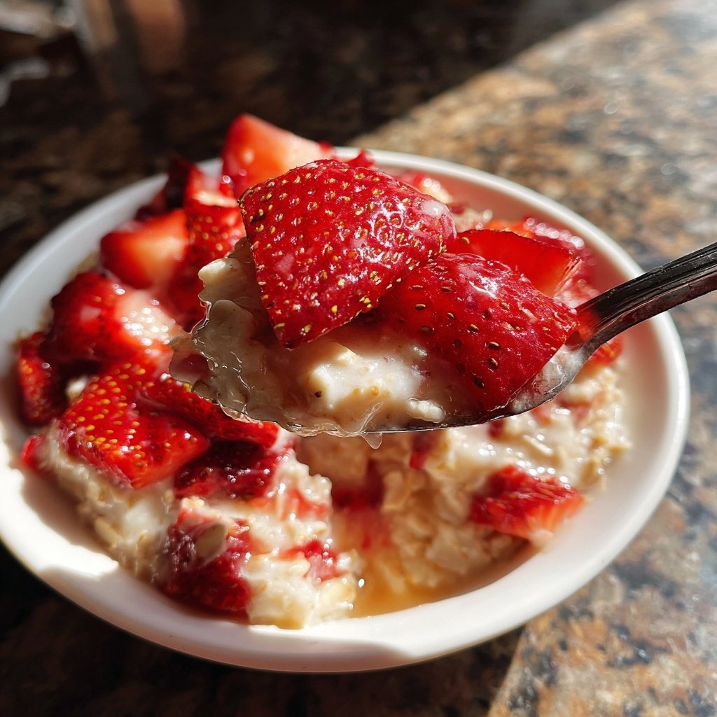 Fresh Strawberry Oatmeal