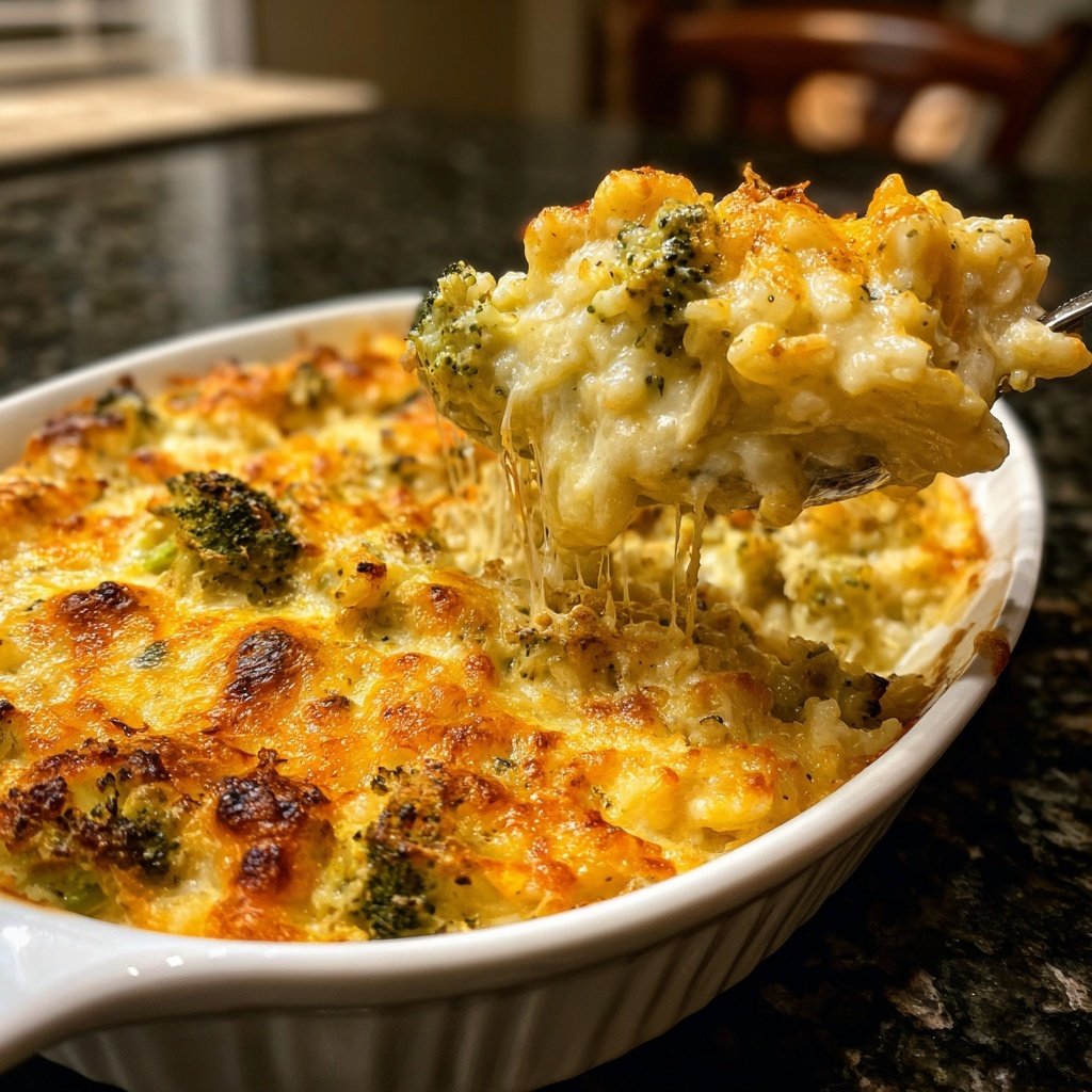 Sunday Baked Creamy Broccoli Rice